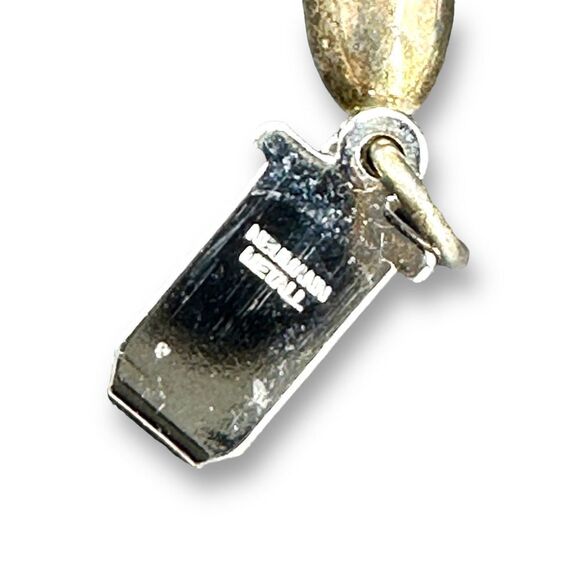 Beaded Multi Strand Bracelet Bracelet Box Clasp Signed Neumann Metall - Picture 5 of 7